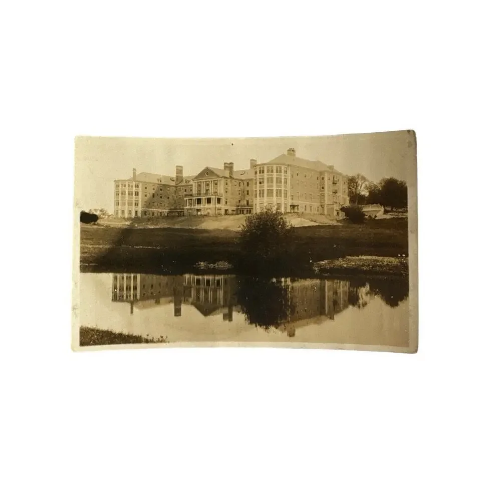 Antique RPPC Postcard 1927 Ephemera Christian Science Pleasant View Concord NH